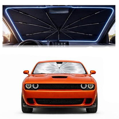 Car Windshield Sun Shade Umbrella for Dodge Challenger 2015 (For Dodge Challenger 2015-2023)