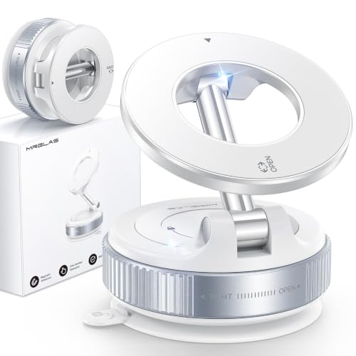 2026 Upgraded for MagSafe Vacuum Car Phone Mount (White)