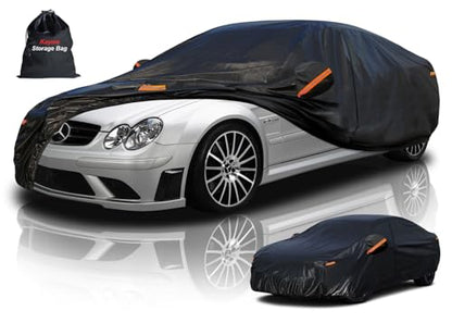 7 Layers Waterproof Car Cover for Mercedes Benz CLK 1997 (PE-Black / Custom Fit Mercedes-Benz CLK)