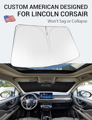 Custom Fit Car Windshield Sun Shade for 2020 (Lincoln Corsair 2020–2026)