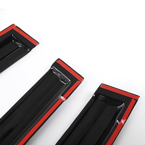 Outside Mount Window Visors Rain Guards for Honda Civic 4Dr Sedan 2012 (2012-2015)