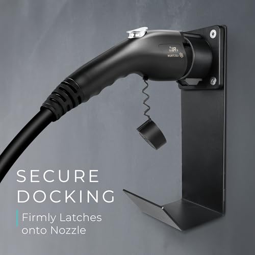 Electric Vehicle Charger Nozzle Holster Dock & J (J1772 Holder)