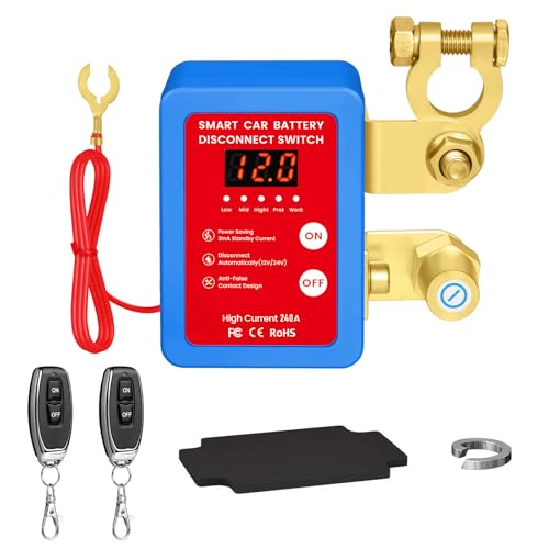 Remote Battery Disconnect Switch 12V (blue)
