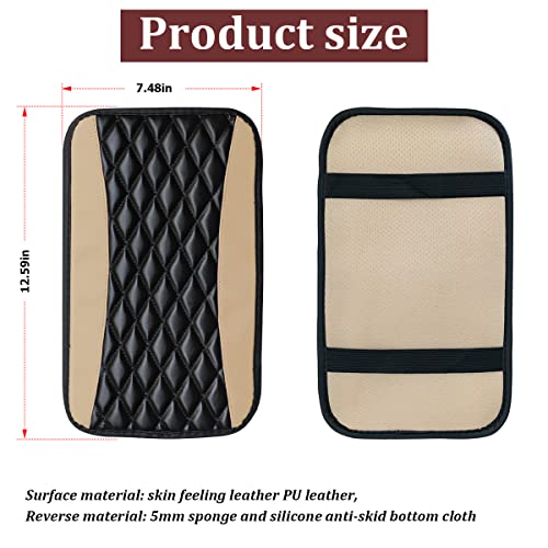 Car Center Console Pad (Beige)