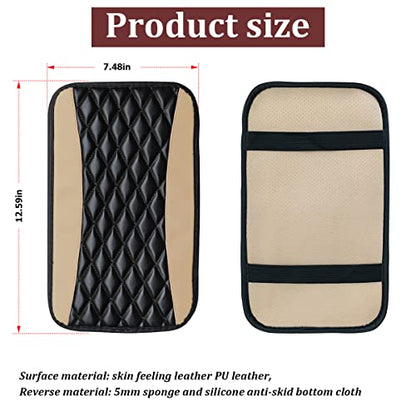 Car Center Console Pad (Beige)