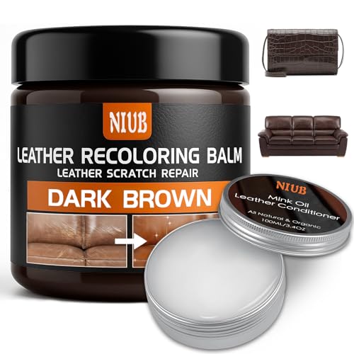 Leather Recoloring Balm (Dark Brown)