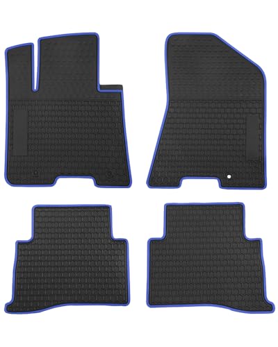 Custom‑Fit All‑Weather Floor Mats for Sportage & Hyundai Tucson (Blue / Sportage 2017-2022（Non Hybrid）/2019-2021 Tucson)