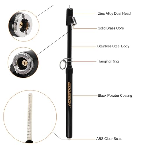 Dual Head Tire Pressure Gauge (2 pack)