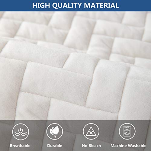 Couch Cover Sectional Couch Covers (43''x82''/Rectangular / White)