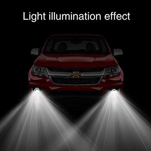 LED Fog Lights Compatible with Chevy Colorado Silverado Camaro Tahoe (Chevrolet/GMC/Ford 2007-2018)