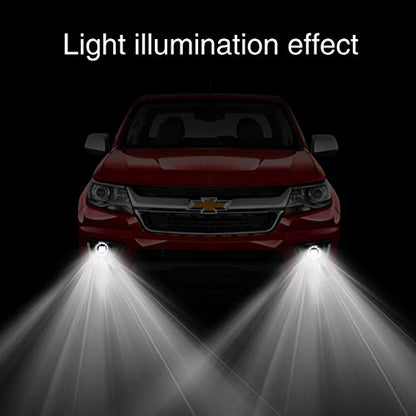 LED Fog Lights Compatible with Chevy Colorado Silverado Camaro Tahoe (Chevrolet/GMC/Ford 2007-2018)