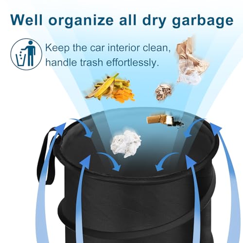 Car Trash Can (Black / 4 Gallons)