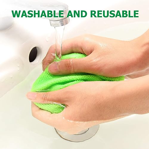 XINDELL 5 Pack Microfiber Pads (Green)
