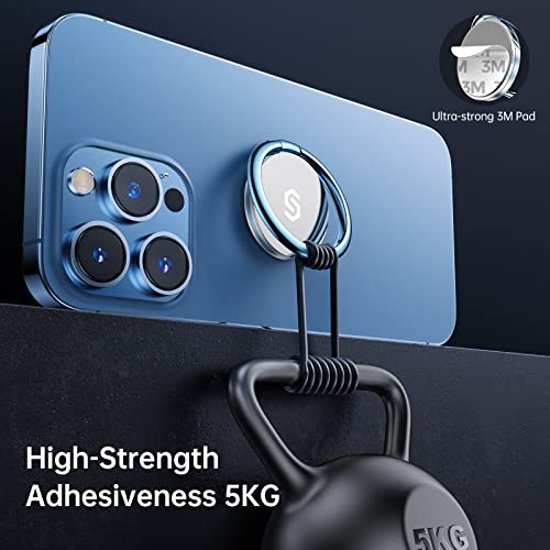 Adhesive Phone Ring Holder (Blue / 1 Pack)