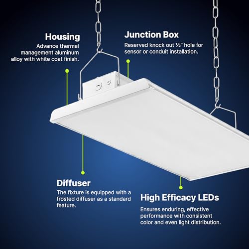 2 FT Linear LED Shop Light (1 PACK - 165W)