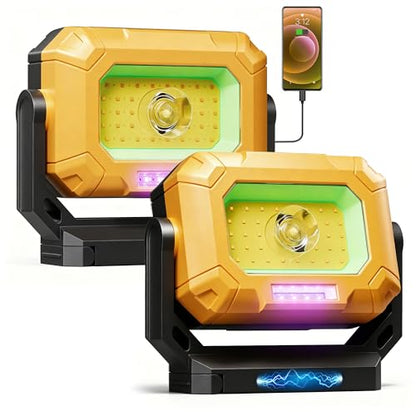2 Pack LED Work Light (yellow-2)