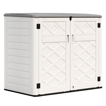 Storage Shed Weather Resistance (Off-White)