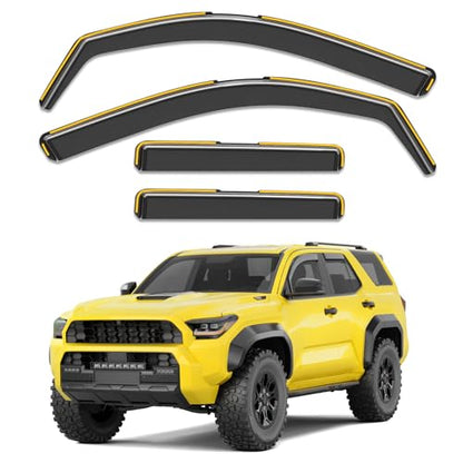 in Channel Window Visors Rain Guards for Toyota 4Runner 2025 2026 (Fit for 2025-2026 Toyota 4Runner)