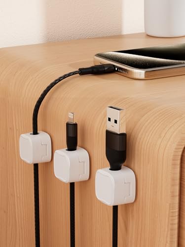 Magnetic Cable Clips (9-Pack White)