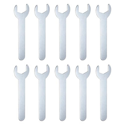 10pcs Small Wrench Open End Wrench 19x108x2mm Metric U (19x108x2mm)
