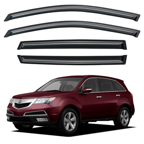 Window Visors Rain Guards for 2007 (2007-2013 Acura MDX)