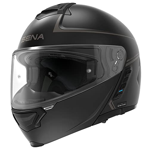 Impulse DOT Flip Up Modular Bluetooth Helmet w (Matte Black / Small)