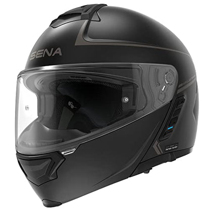 Impulse DOT Flip Up Modular Bluetooth Helmet w (Matte Black / Small)
