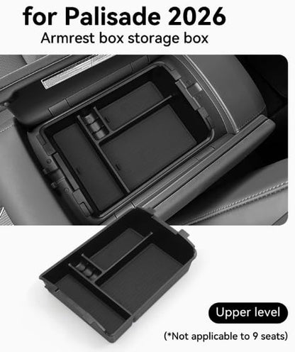 Center Console Organizer for 2026 Hyundai Palisade Accessories Box Tray (for Hyundai Palisade)