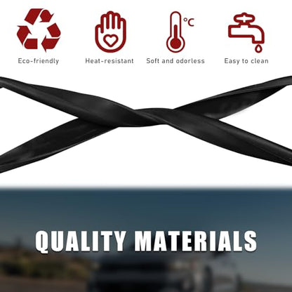 Car Rear View Mirror Protector Frame (Black-1PCS)