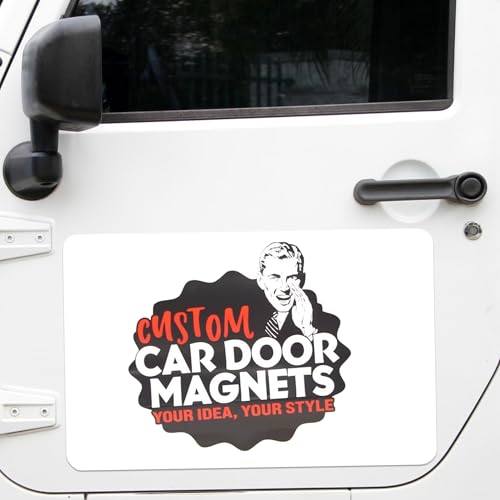 Custom Car Magnet Signs for Advertising and Promotion (24"x36" Rectangle)