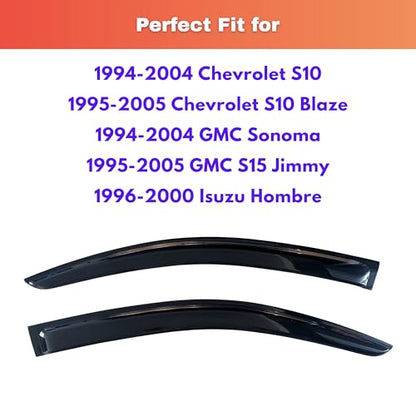 Rain Guards Window Visors for 1994 (1994-2004 S10/Sonoma)