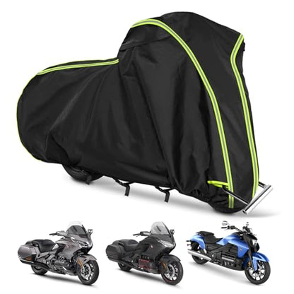 Motorcycle Cover for Honda GL1500 GL1800 (Black / for Honda GL1800)
