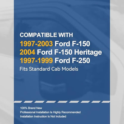2PCS Tape On Window Visors for 1997 (97-04 Ford F-150/F-250 Heritage)