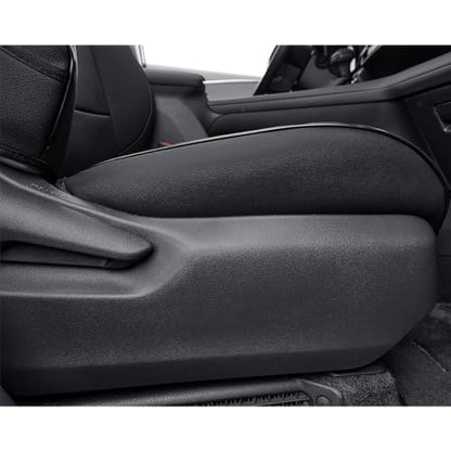 Sienna Seat Covers for Toyota Sienna XLE (Leather(Black) / 1st &2nd for 2021-2026 7 Seats 2nd W/NO legrest)