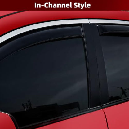 in Channel Window Rain Guards Fit for Hyundai Sonata 2020 (For 2020-2026 Sonata)