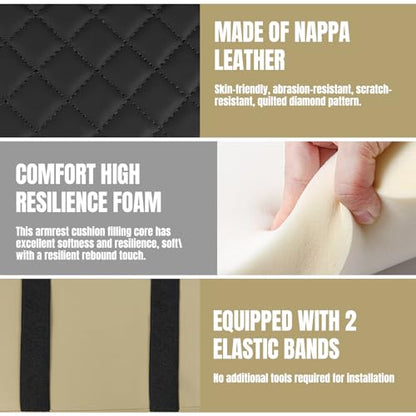 Car Center Console Cover (Beige)