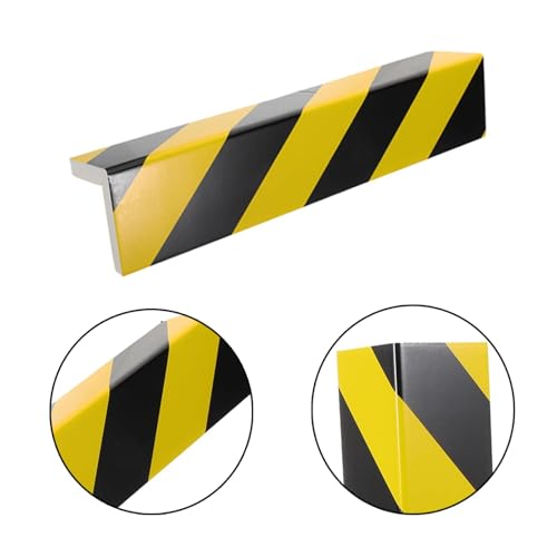 2 Packs 40 * 15 * 1.5cm Garage Wall Protector Foam Wall Corner Guard for Parking Garages Wall Edge Protector with Reflective Safety Stripe (40*15*1.5cm/15.74*5.90*0.59in / Red-White)