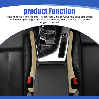 2PCS Car Seat Gap Filler (Beige)