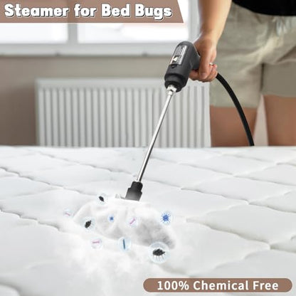 Handheld Steam Cleaner for Home (White / 16PCs)