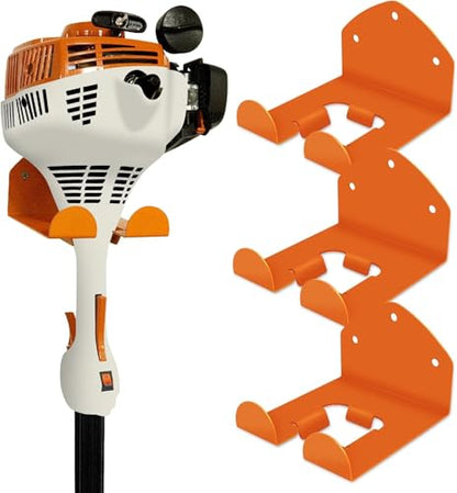 Garage Storage Garage Organizer Trimmer Rack Garden Power Tool Hanger for Grass Trimmer (Garage Organizer - 3 Brackets)