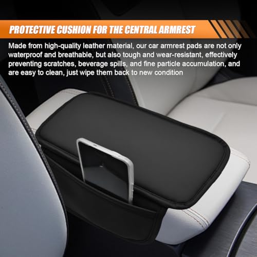 Car Center Console Cover (Black)