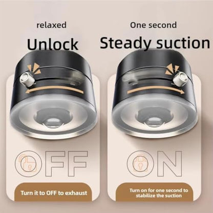 Foldable Magnetic Vacuum Phone Holder (Pink)