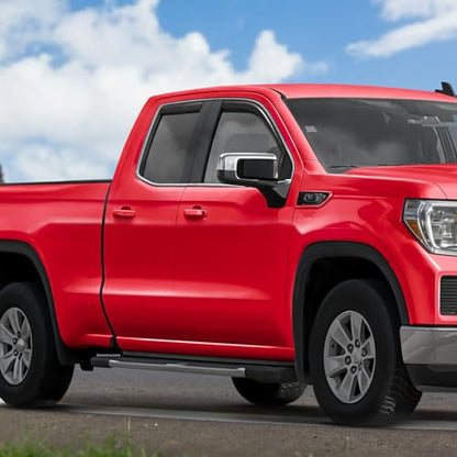 in Channel Extra Durable Rain Guards for Trucks GMC Sierra 1500 2019 (For Sierra 1500 19-26)