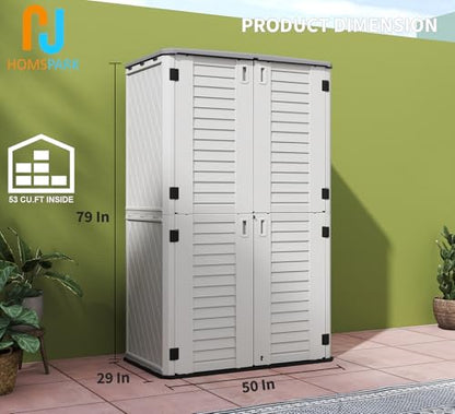Storage Shed Weather Resistance (Cream White)