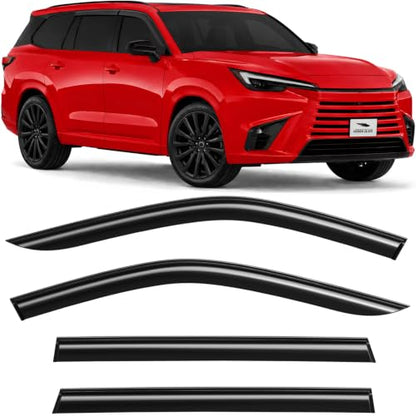 Tape on Extra Durable Rain Guards for Lexus TX 2024 (For TX 24-26)