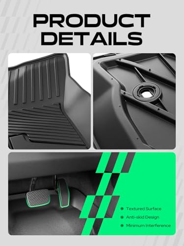 Automotive Floor Mats for Toyota Tacoma 2016 (2016-2023 Access Cab)