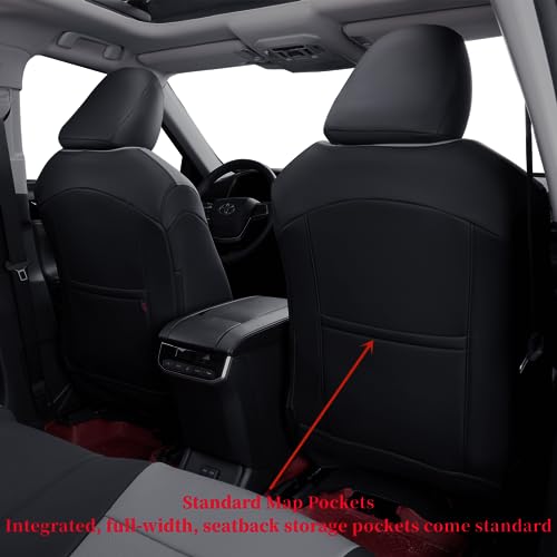 Car Seat Covers for Toyota 2018 (Leatherette(Black/Gray) / 2018-2024 Camry L LE SE SE Nightshade)