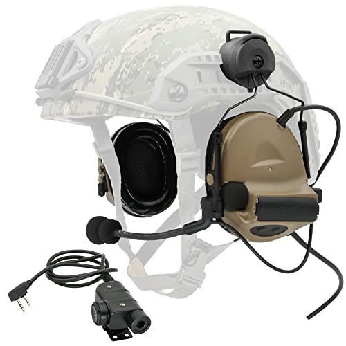 Tactical Headset with U94 PTT 2 (Tan)