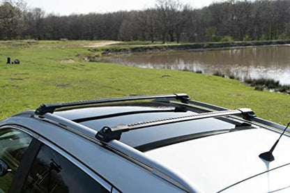 Catch USA Car Roof Rack Cross Bars for Subaru Outback Wilderness with Lock 2021 2022 2023 Aluminum Cross Bar for Rooftop Cargo Carrier Luggage Kayak Canoe Bike Snowboard