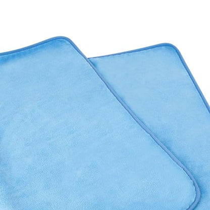 Super Absorbent Microfiber Car Drying Towel (Blue / 36"L x 25"W)